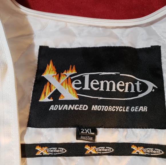 Reflective tribal heart motorcycle jacket - Picture 8 of 9